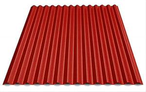 Red Corrugated Aluminum Roofing Panel