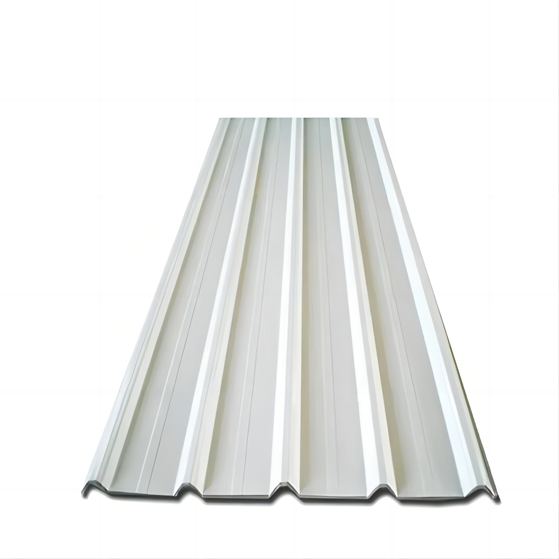 White Color Coated Corrugated Aluminum Roofing Tile