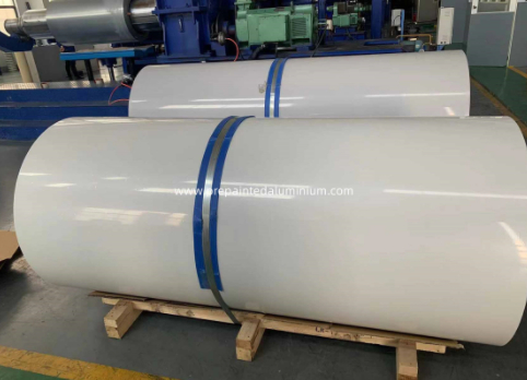 Pelat Aluminium Pra-dicat Lebar 2500mm Aluminium Lapisan Super Lebar Digunakan Untuk Badan Truk Atau Van
