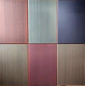 AA5083 Brushed Surface Treatment Color Coated Aluminum Coil