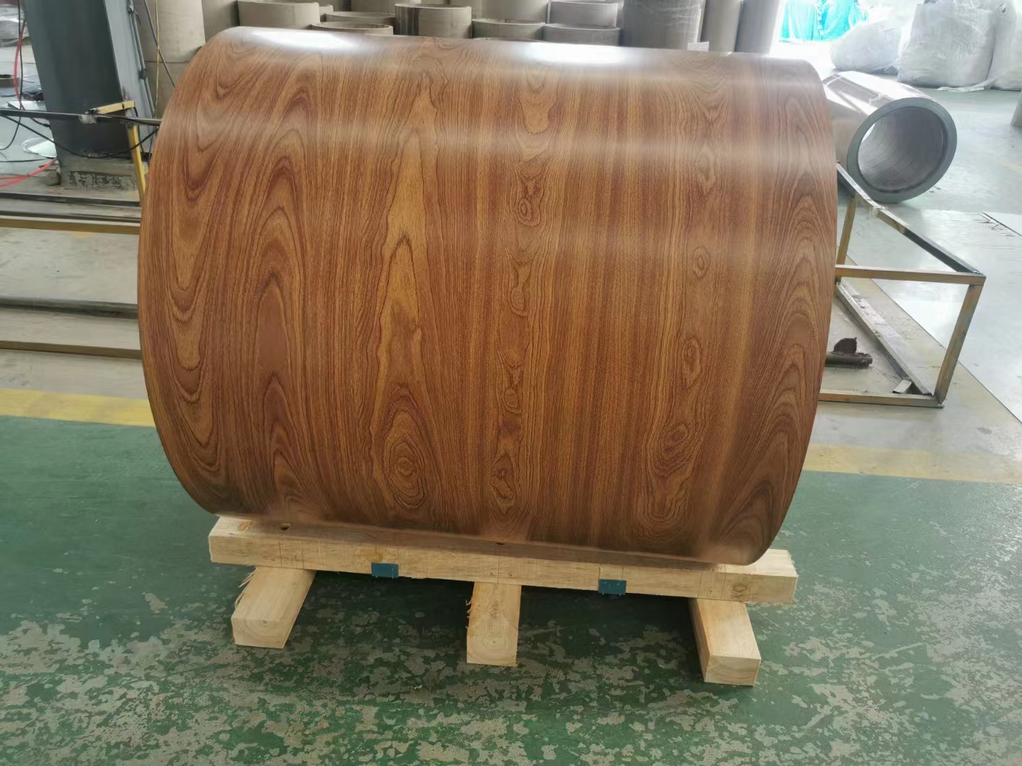 2-Wood Pattern Coating Aluminum Sheet