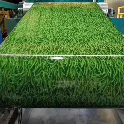Aluminum Alloy 3005 Designed Pattern Painted Aluminum Coil Used For Building Exterior Decoration Panel