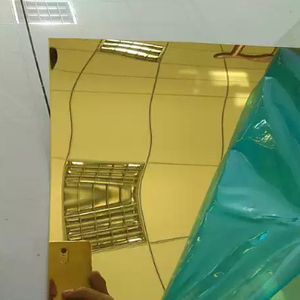 PVD Coated Gold Aluminum Mirror Sheet