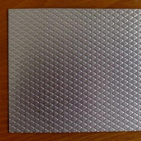 Grid Texture Colour Coated Embossed Aluminium Sheet