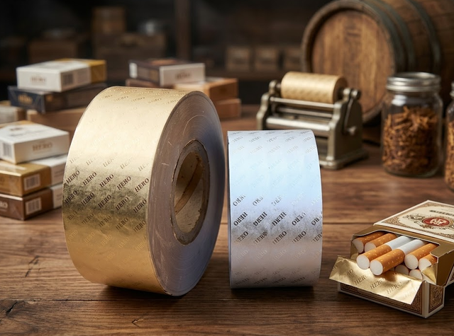 सिगरेट पैकेजिंग के लिए एल्युमिनियम फॉयल