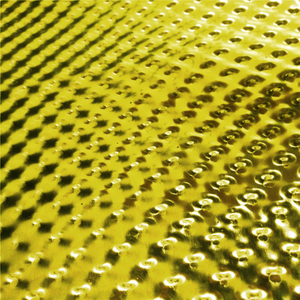 Colour Coated Semi-circular Embossed Aluminium Sheet
