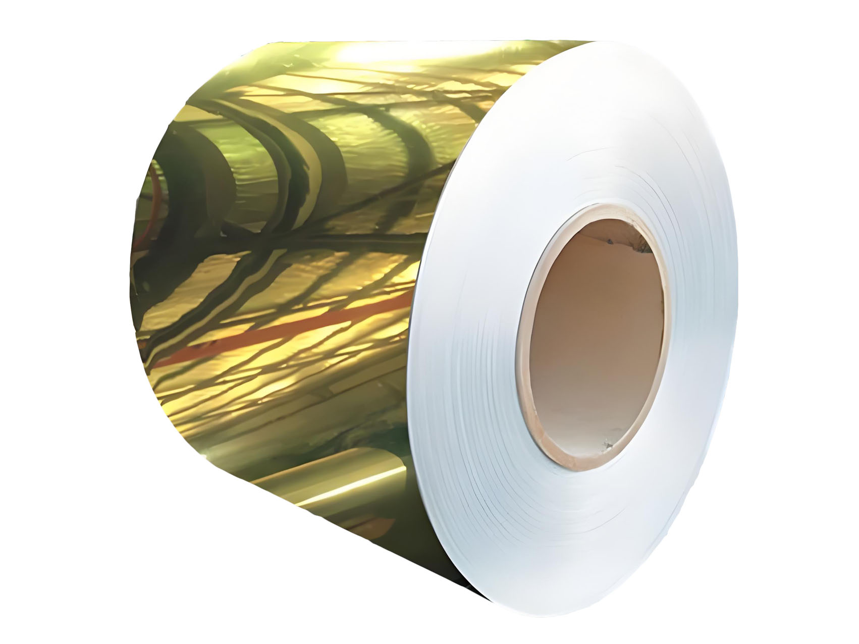 High Glossy Surface Golden Color Aluminum Coil