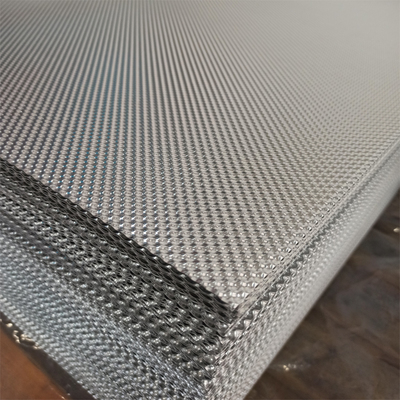 Colour Coated Semi-circular Embossed Aluminium Sheet