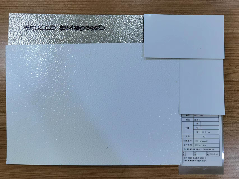 Stucco Embossed White Color - PE11236