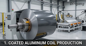  High-Aerodynamic Coated Aluminum Coil | Drag-Reducing Smooth Finish for eVTOL & Cargo Drone Skins 