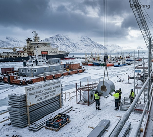 Sub-Zero Cryogenic Grad PVDF Beschichtete Aluminiumspiral | Afr&eacute;iere-Thaw knacken-resistent Beschichtung fir Arktis Klima