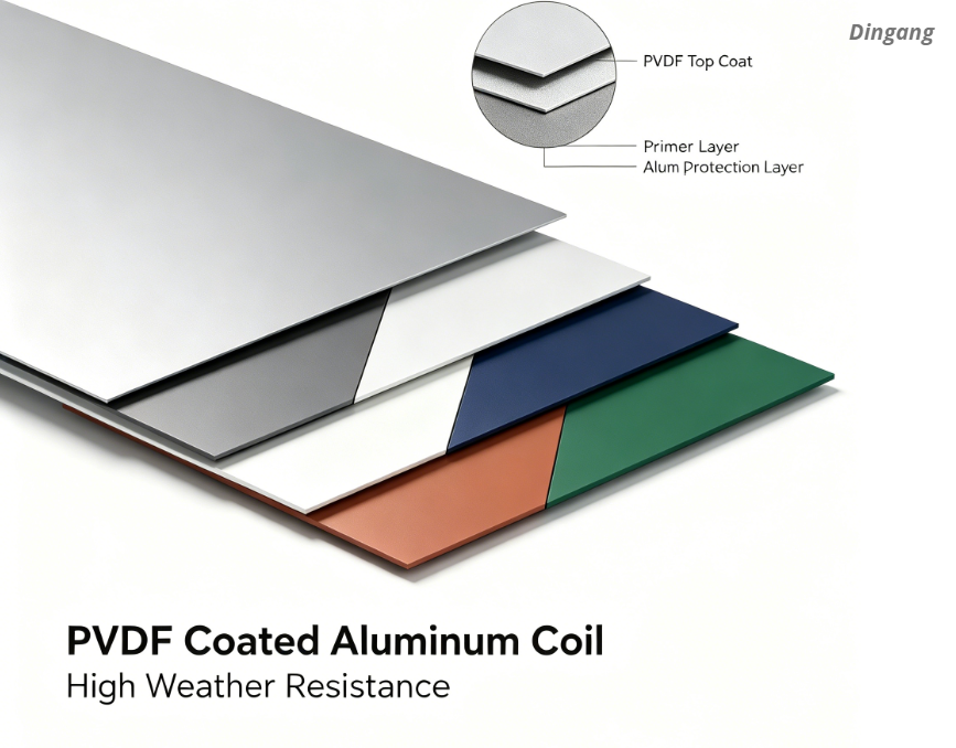 PVDF Coated Aluminum Coil for Premium Architectural Facades | High Weather Resistance