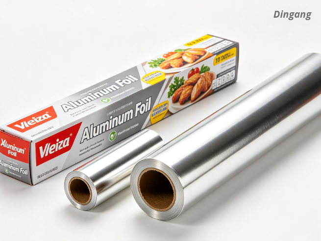 8011 1060 Food Grade Aluminium Foil Roll Industrial Aluminum Foil for Food Packaging Air Conditioner Cable Shielding