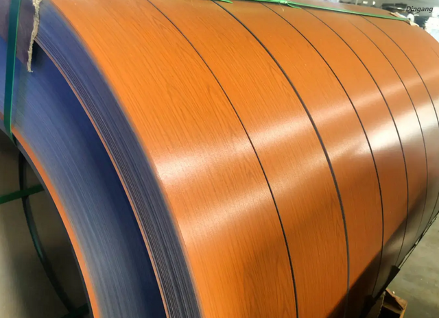 3003 H24 Wood Grain Color Coating Aluminium Stripe For Shutter Windows
