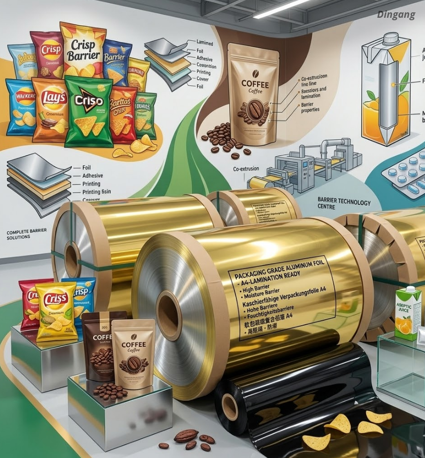 Custom Printed Aluminum Foil for Flexible Packaging Solutions
