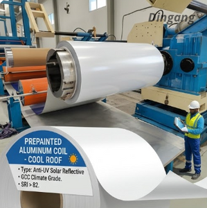Anti-UV Cool Roof Prepainted Aluminum Coil | Solar Reflective Coating for GCC Climate