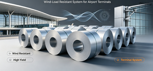  Ho&euml;-opbrengs sterkte bedekte aluminium spoel | Windlasbestande stelsel vir lughaweterminale 