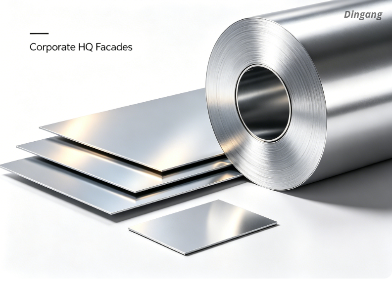 Scratch-Resistant Polyamide-Modified Polyurethane (PUR-PA) Coated Aluminum Coil Corporate HQ Facades