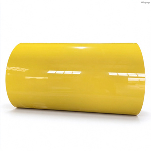 RAL 1023 Yellow High Gloss Polyester Coated Aluminum Panel for Vehicle Body 