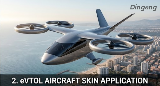  High-Aerodynamic Coated Aluminum Coil | Drag-Reducing Smooth Finish for eVTOL & Cargo Drone Skins 