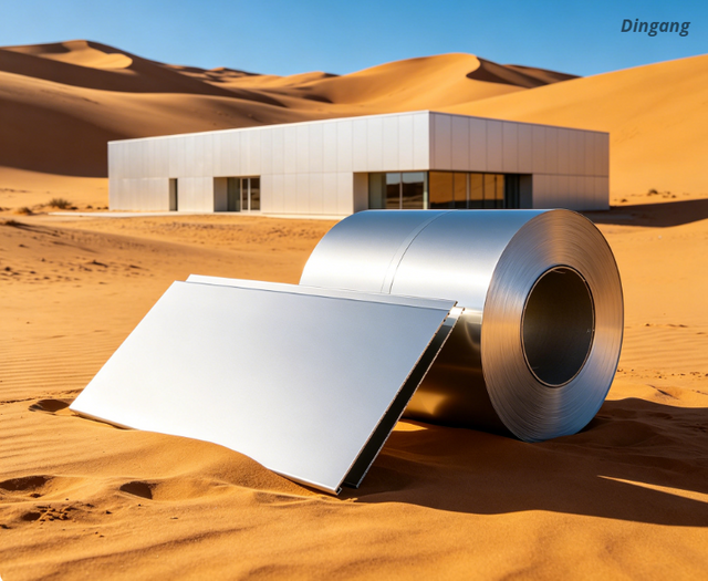 Anti-Chalking PVDF Pre-Painted Aluminum Coil | 20+ Years Warranty for High-UV Desert Regions
