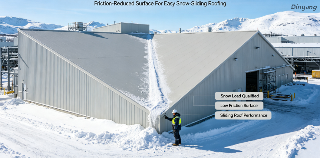  Heavy-Snow Load Qualified Pre-Painted Aluminum Coil| Friction-Reduced Surface For Easy Snow-Sliding Roofing 
