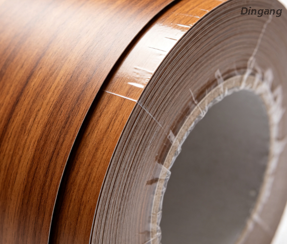 Wood Grain Transfer Color Coated Aluminum Coil