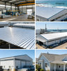 PE PVDF Color Coated Corrugated Aluminum Roofing Sheet Prepainted Corrugated Aluminium Roof Tile for Factory Warehouse Seaside Building
