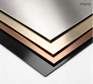 Hairline Brushed Aluminum Sheet Anodized Color Brushed Aluminium Plate for Decoration Appliance Elevator