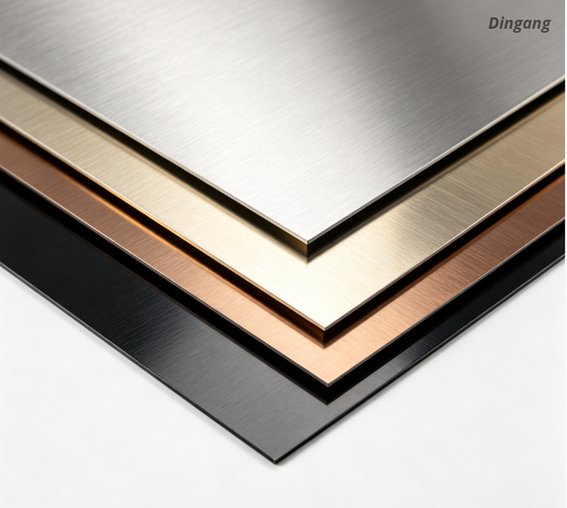 Hairline Brushed Aluminum Sheet Anodized Color Brushed Aluminium Plate for Decoration Appliance Elevator