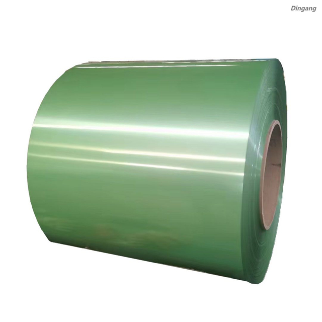Green / White Prepainted Aluminum Coil 0.7-1.5mm Alloy 3003/3105 for Building Facades 