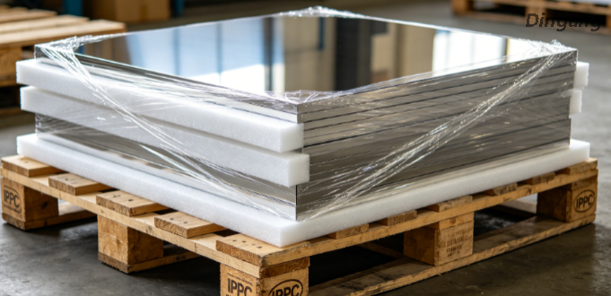Anodized Mirror Aluminum Sheet, High Reflective Anodized Mirror Finish Aluminum Panel for Lighting Reflector, Decoration, Signage & Electronic Appliance Casing