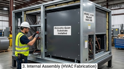 Vibration-Damping Lacquered Aluminum Coil | Acoustic-Quiet Substrate for HVAC & Air Conditioning Units 