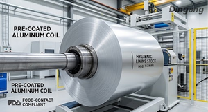 FDA Food-Contact Compliant Pre-Coated Aluminum Coil| Non-Toxic Hygienic Lining for Cold Storage Chambers 