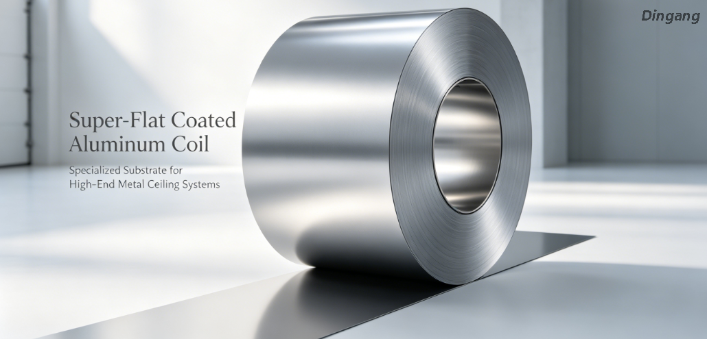 Super-Flat Coated Aluminum Coil | Specialized Substrate for High-End Metal Ceiling Systems