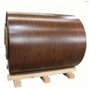 Wood Grain Color Coated Aluminum Coil PE PVDF Prepainted Aluminum Roll For Construction Wall Cladding & Roofing