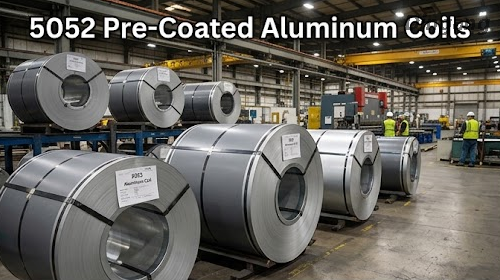  Impact-Resistant 5052 Pre-Coated Aluminum Coil |T-Bend OT Flexible Surface for Mobile Robot Shells 