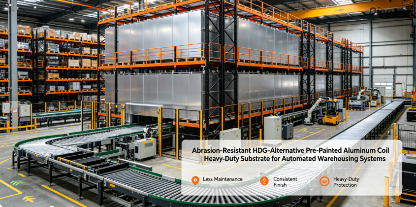 Abrasion-Resistant HDG-Alternative Pre-Painted Aluminum Coil | Heavy-Duty Substrate for Automated Warehousing Systems