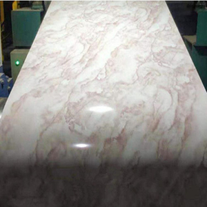 Aluminum Alloy 3105 Marble Designed Pattern Coating Aluminum Sheet Used For Wall Facade Panel