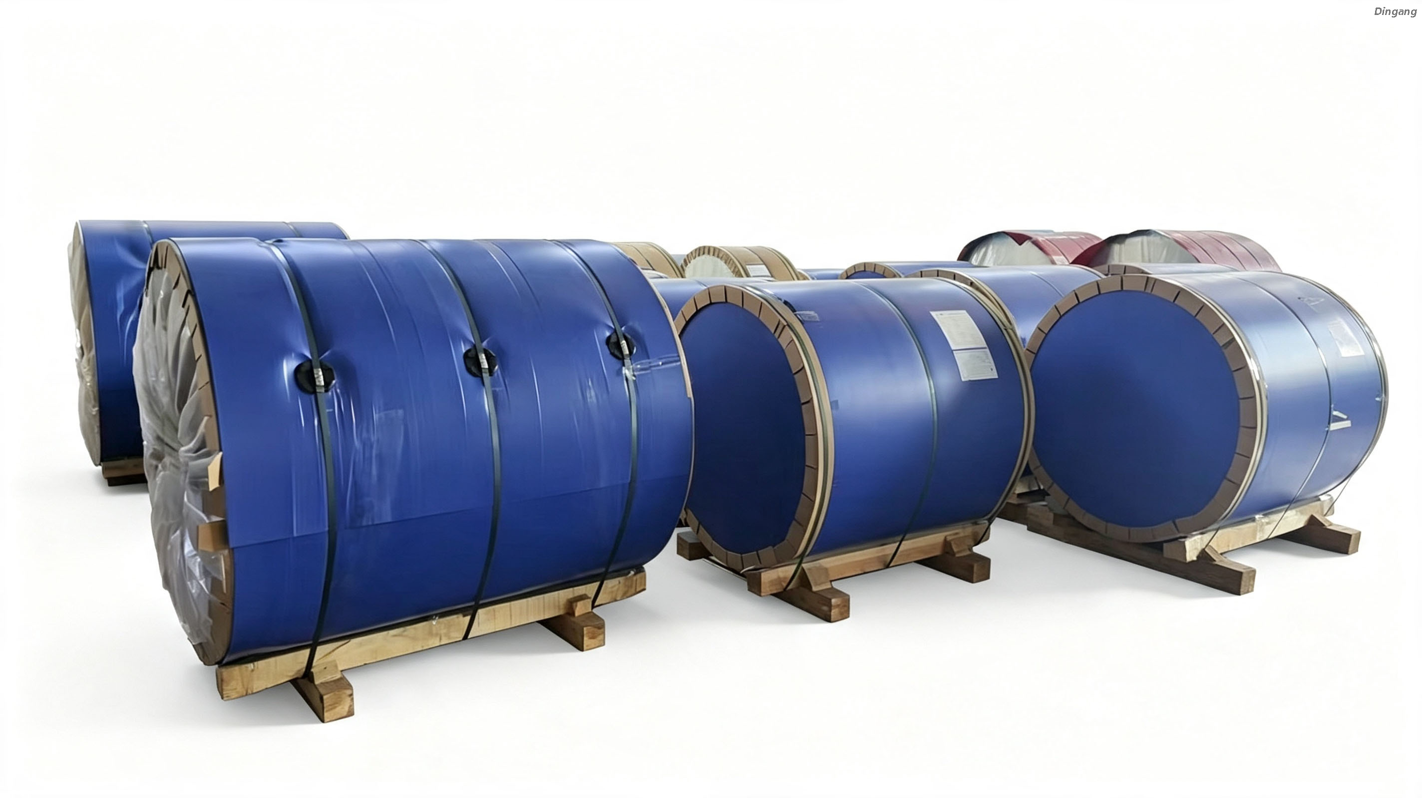 Coffee Brown PVDF Prepainted Aluminum Coil with Protective Film Industrial Aluminum Roll