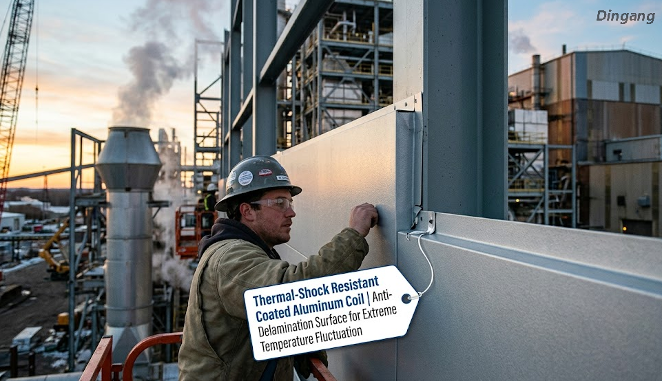 Thermal-Shock Resistant Coated Aluminum Coil | Anti-Delamination Surface for Extreme Temperature Fluctuation