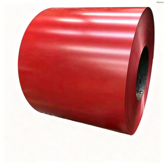 Prepainted Aluminum Coil Red/Beige/Pure White/Wood Grain with PE/PVDF Finish 0.2-2.0mm Thick for Curtain Wall Panels, Ceiling Tiles, Decorative Facades