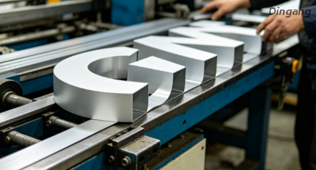 Channel Letter Aluminum Coil, Bendable Prepainted Aluminum Strip Coil for LED Signage, 3D Channel Letter, Outdoor Advertising Sign & Storefront Letter Making