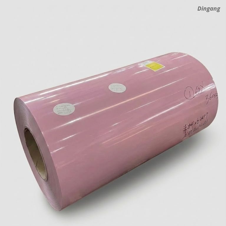 Rolki z folii aluminiowej 8011 O klasy spożywczej, lakierowane na złoto do jednorazowych pudełek na posiłki