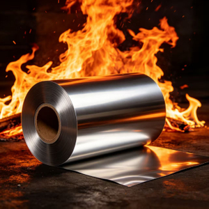 Flame Retardant Laminated Aluminum Material for Fire-Resistant Insulation & Building Safety
