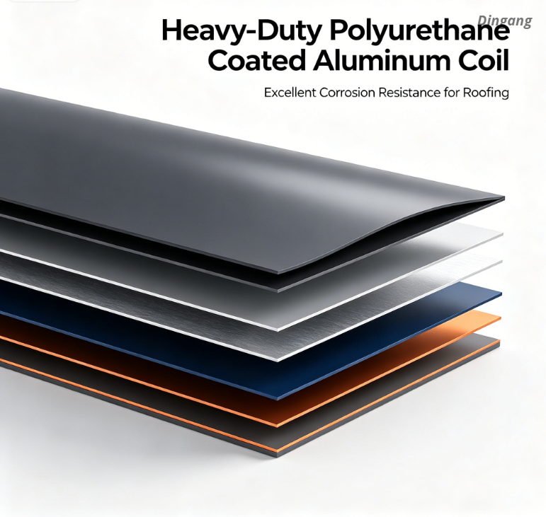 Heavy-Duty Polyurethane Coated Aluminum Coil | Excellent Corrosion Resistance for Roofing