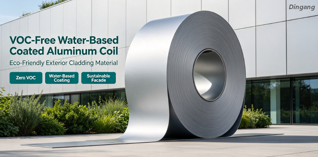 VOC-Free Water-Based Coated Aluminum Coil | Eco-Friendly Exterior Cladding Material