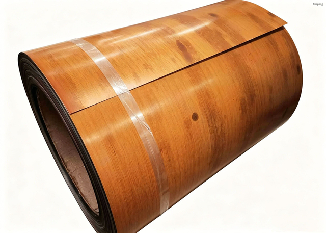 Rotolo di alluminio rivestito PE PVDF della bobina di alluminio preverniciato del grano di legno su ordinazione della fabbrica per la facciata esterna dell'edificio, il pannello di parete, il recinto del giardino