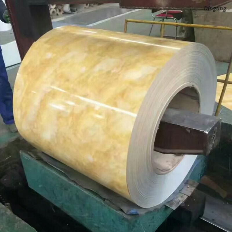 Aluminum Alloy 3105 Marble Designed Pattern Coating Aluminum Sheet Used For Wall Facade Panel