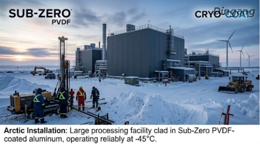 Hlin&iacute;kov&aacute; c&iacute;vka s PVDF povlakem Sub-Zero Cryogenic Grade | N&aacute;těr odoln&yacute; proti poprask&aacute;n&iacute; mrazem a rozmrazov&aacute;n&iacute;m pro arktick&aacute; klima